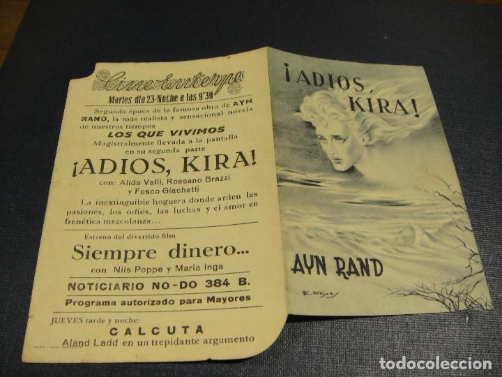 Cine: adios kira - cine enterpe - programa doble - Foto 2