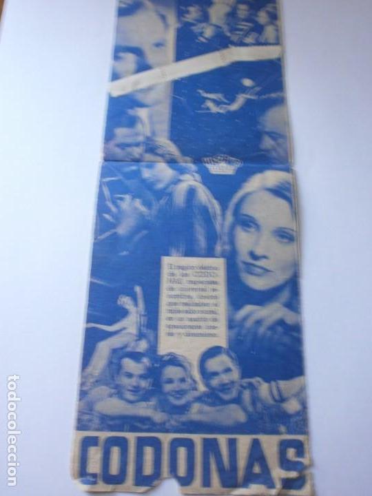 Cine: PROGRAMA DOBLE - LOS 3 CODONAS - REN&Eacute; DELTGEN, LENA NORMAN - TEATRO CERVANTES - 1940. - Foto 2