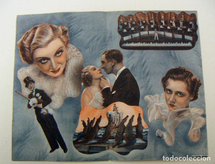 Cine: PROGRAMA DE CINE DOBLE LA VIUDA SOLTERA 1936 PUBLICIDAD TEATRO CIRCO - Foto 2