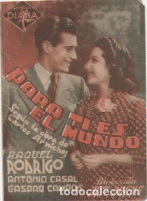 Cine: PROGRAMA DOBLE DE CINE: PARA TI ES EL MUNDO PC-4338 - Foto 1