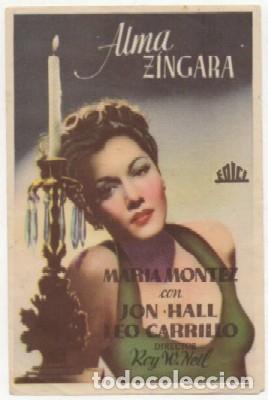 Cine: PROGRAMA DE CINE: ALMA ZINGARA   PC-4345 - Foto 1