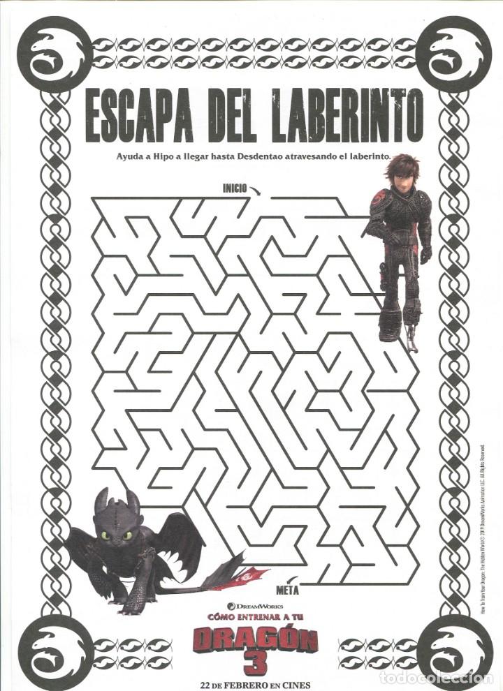Cine: DRAG&Oacute;N 3, ANIMACI&Oacute;N. 21 X 29,5. - Foto 1