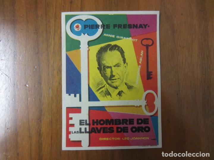Cine: PROGRAMA DE CINE FOLLETO DE MANO-EL HOMBRE DE LAS LLAVES DE ORO-A&Ntilde;OS 50 SIN PUBLI VER FOTOS