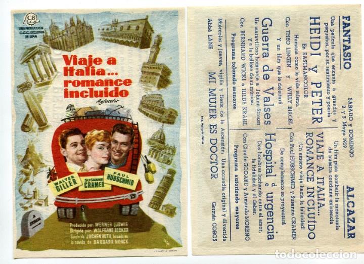 Cine: VIAJE A ITALIA...ROMANCE INCLUIDO, con Susanne Cramer.