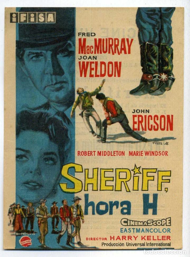 Cine: SHERIFF, HORA H, con Fred MacMurray. C/I. - Foto 1