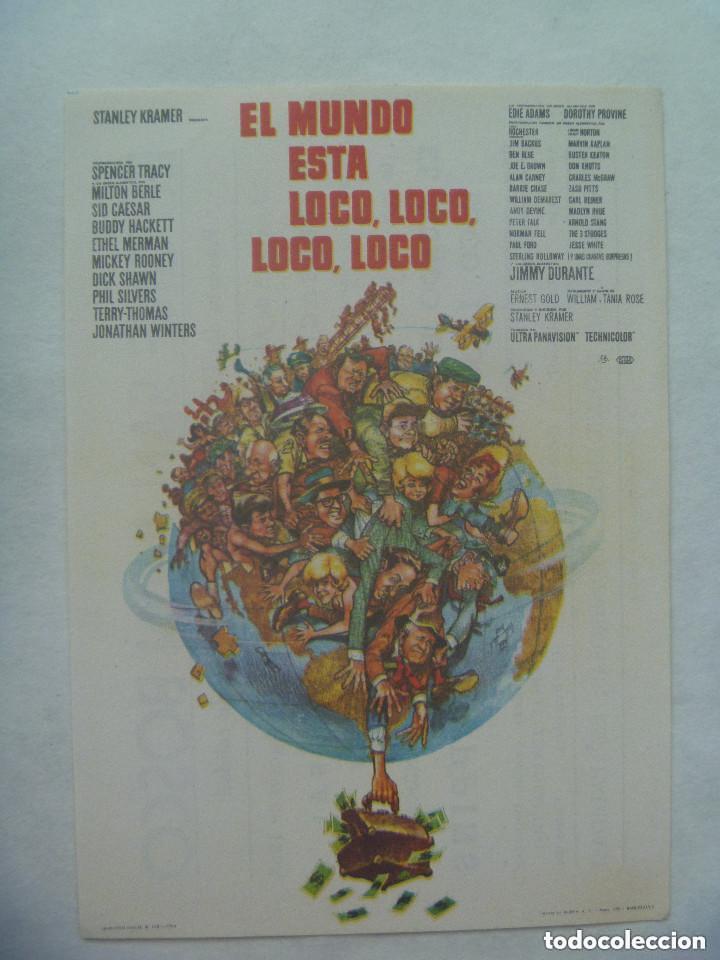 Cinema: FOLLETO DE MANO : EL MUNDO ESTA LOCO, LOCO, LOCO , LOCO. CINE SAN JUAN BOSCO. SEVILLA, 1968.