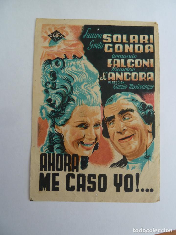 Cinema: ahora me caso yo folleto de mano original estreno