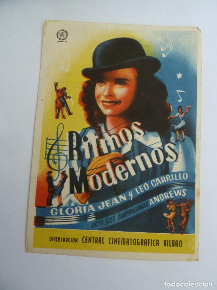 Cinema: ritmos modernos folleto de mano original estreno perfecto estado