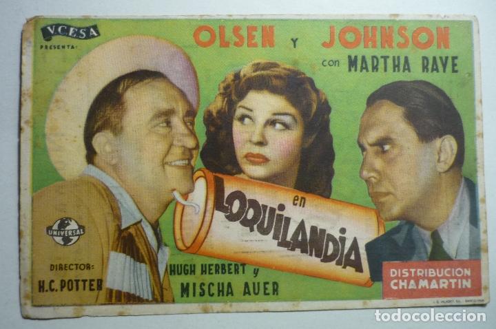 Cine: PROGRAMA LOQUILANDIA - OLSEN Y JOHNSON -PUBLICIDAD   BB - Foto 1