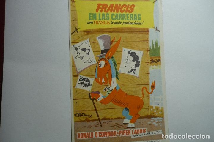 Cine: PROGRAMA FRANCIS EN LAS CARRERAS.-DONALD O&acute;CONNOR- - Foto 1