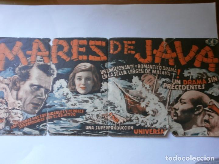 Cine: PROGRAMA DOBLE - MARES DE JAVA - CHARLES BICKFORD - UNIVERSAL PICTURES - TEATRO CERVANTES (Granada) - Foto 2