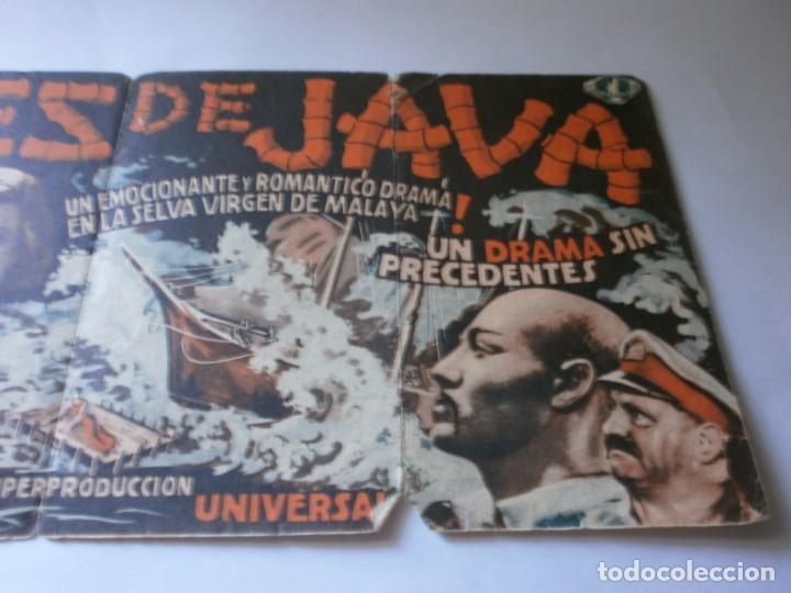 Cine: PROGRAMA DOBLE - MARES DE JAVA - CHARLES BICKFORD - UNIVERSAL PICTURES - TEATRO CERVANTES (Granada) - Foto 4