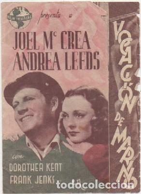 Cine: PROGRAMA DE CINE DOBLE: VOCACION DE MARIDO   PC-4364 - Foto 1