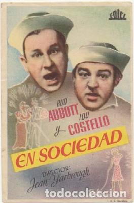 Cine: PROGRAMA DE CINE: EN SOCIEDAD   PC-4365 - Foto 1