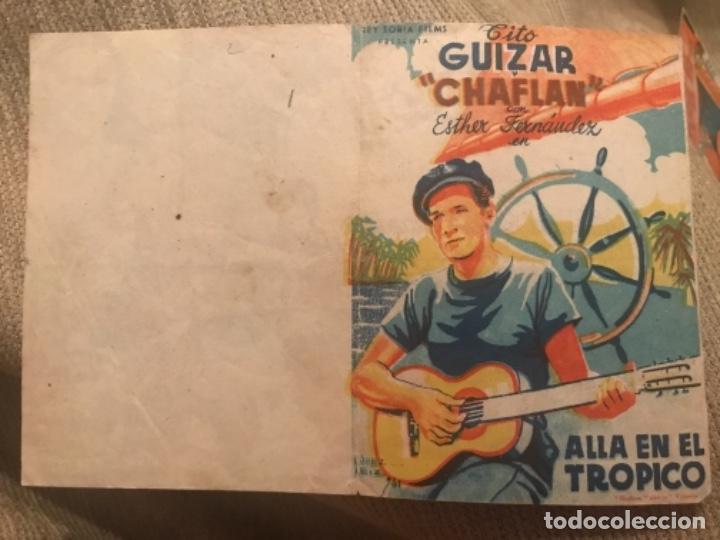 Cine: ANTIGUO PROGRAMA FOLLETO CINE ALL&Aacute; EN EL TR&Oacute;PICO - Foto 1