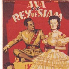 Cine: ANA Y EL REY DE SIAM.- CINE REX