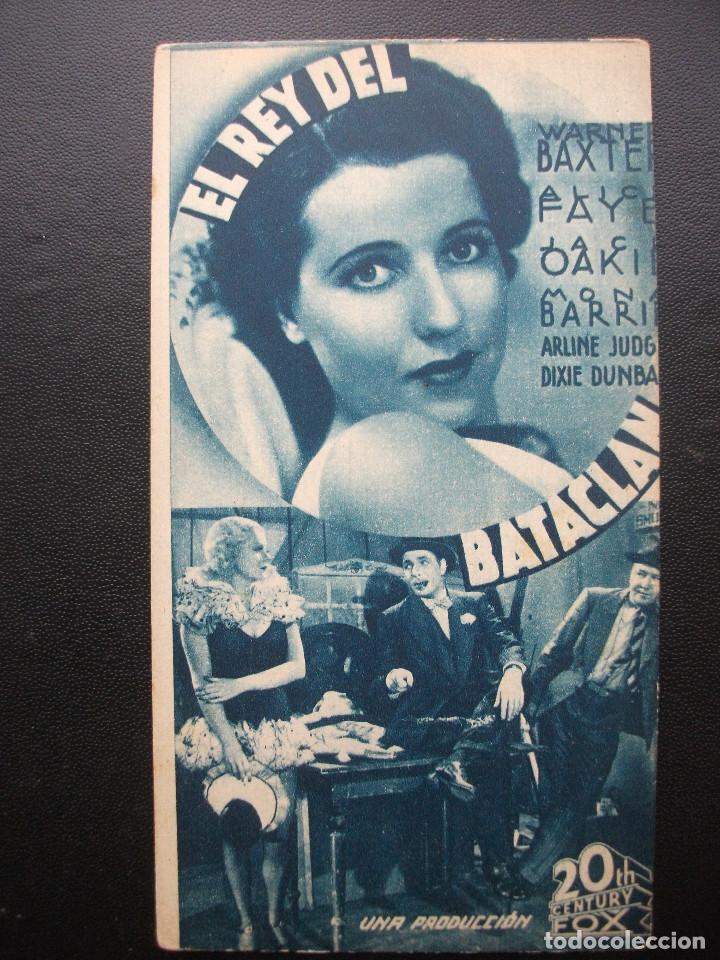 Cine: EL REY DEL BATACLAN, WARNER BAXTER - Foto 1