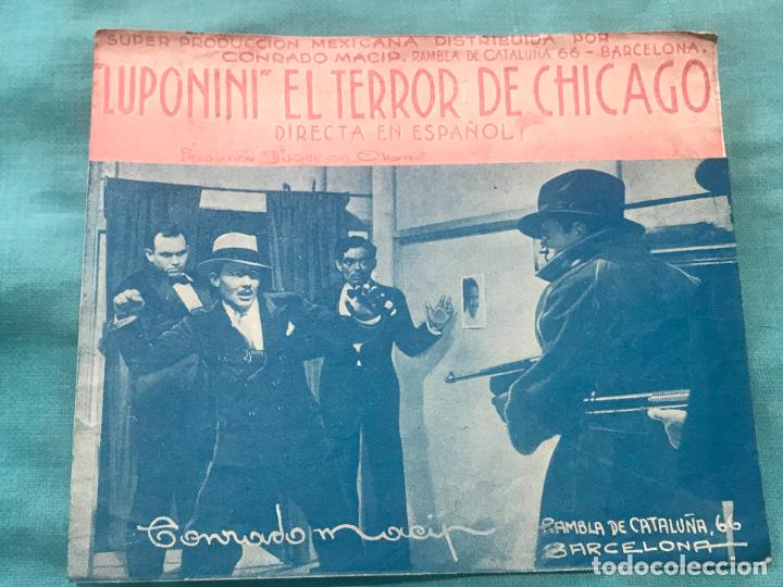 Cine: PROGRAMA DE CINE . LUPONINI EL TERROR DE CHICAGO. VARIACION COLOR - Foto 1
