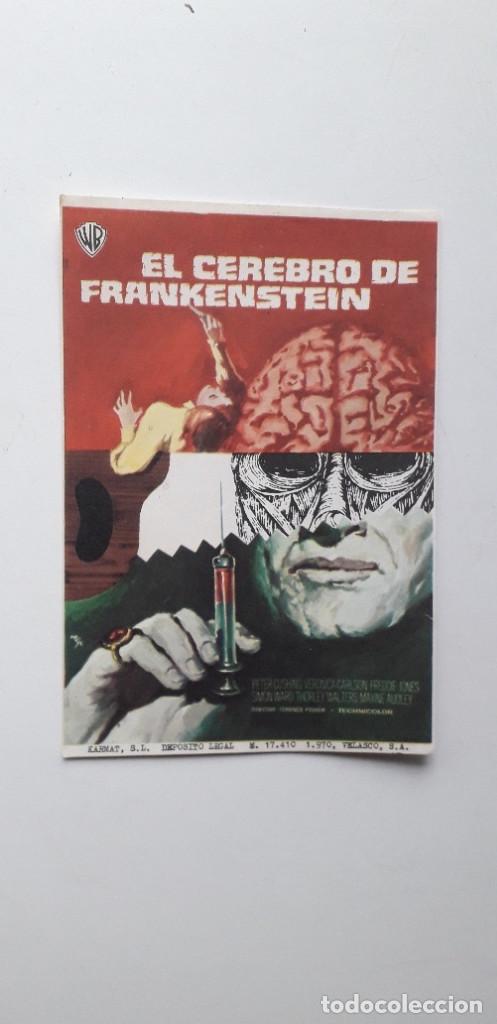 Cine: EL CEREBRO DE FRANKENSTEIN -  PROGRAMA SENCILLO SIN PUBLICIDAD - Foto 1
