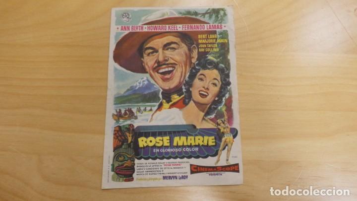 Cine: PROGRAMA DE CINE ROSE MARIE . SIN PUBLICIDAD - Foto 1
