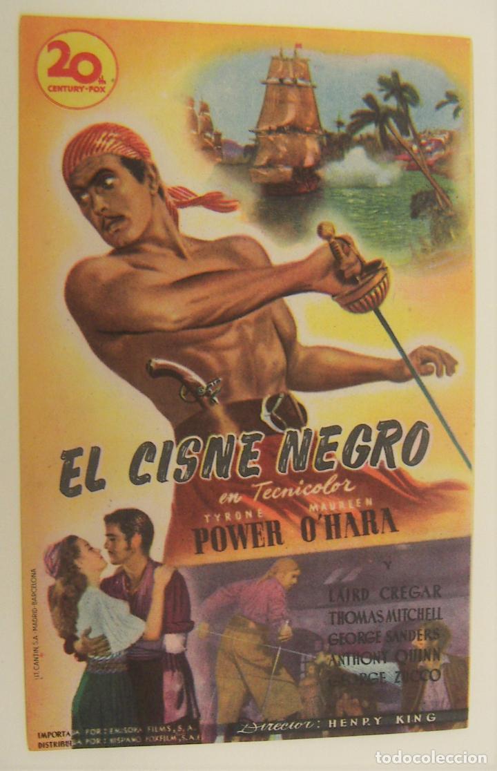 Cine: PROGRAMA DE CINE EL CISNE NEGRO SIN PUBLICIDAD ORIGINAL - Foto 1