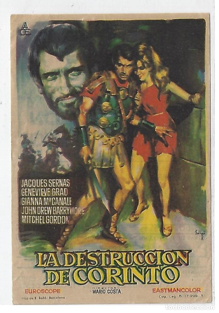 Cine: La destrucci&oacute;n de Corinto - Programa de cine Badalona C/P - Foto 1