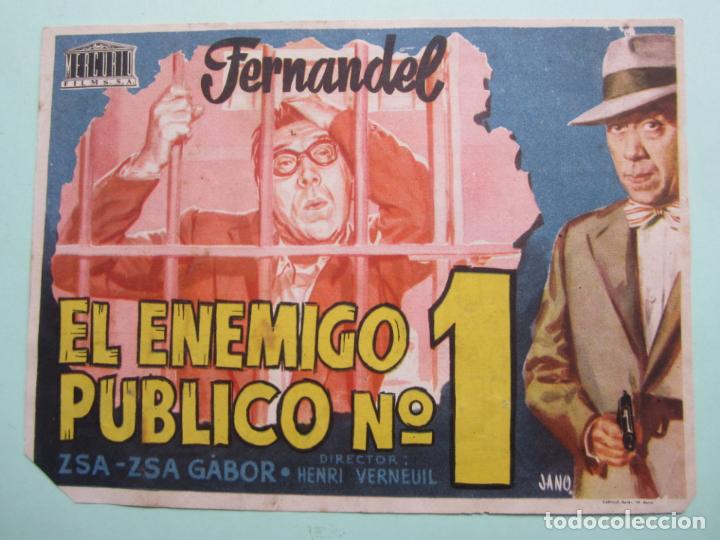 Cine: el enemigo publico N 1 , fernandel , principal palacio 1955