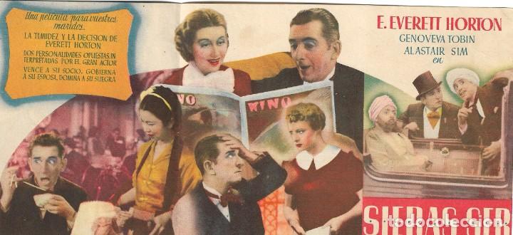 Cine: PROGRAMA DOBLE - COMO T&Uacute; QUISIERAS SER - E. EVERETT HORTON - 1936 - SIN PUBLICIDAD. - Foto 2