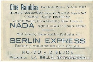 Cine: PROGRAMA CINE BERLIN EXPRESS - Foto 2