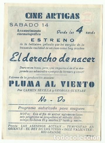 Cine: PROGRAMA CINE EL DERECHO DE NACER - Foto 2
