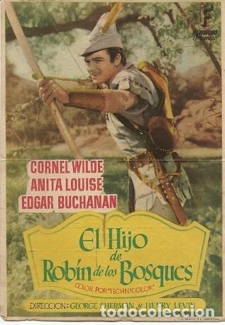 Cine: PROGRAMA CINE EL HIJO DE ROBIN DE LOS BOSQUES - Foto 1