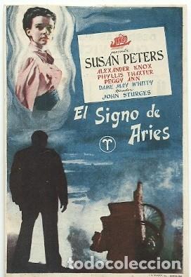 Cine: PROGRAMA CINE EL SIGNO DE ARIES SUSAN PETERS - Foto 1