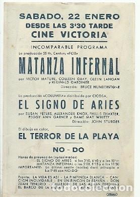 Cine: PROGRAMA CINE EL SIGNO DE ARIES SUSAN PETERS - Foto 2