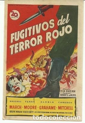 Cine: PROGRAMA CINE FUGITIVOS DEL TERROR ROJO - Foto 1