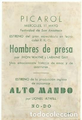 Cine: PROGRAMA CINE HOMBRES DE PRESA - Foto 2