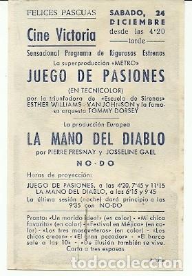 Cine: PROGRAMA CINE JUEGO DE PASIONES - Foto 2