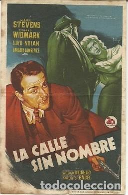 Cine: PROGRAMA CINE LA CALLE SIN NOMBRE - Foto 1