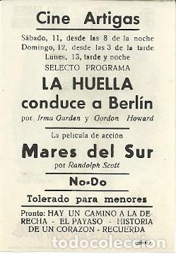 Cine: PROGRAMA CINE LA HUELLA CONDUCE A BERLIN - Foto 2