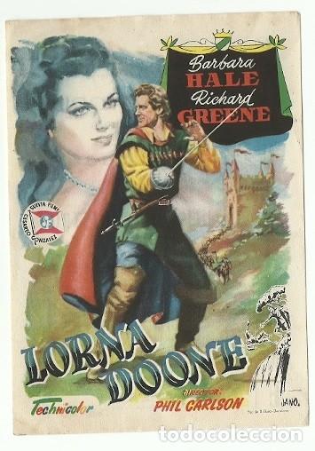 Cine: PROGRAMA CINE LORNA DOONE - Foto 1