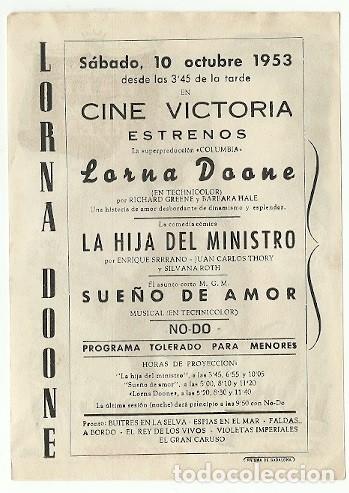 Cine: PROGRAMA CINE LORNA DOONE - Foto 2
