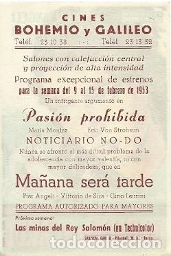 Cine: PROGRAMA CINE MA&Ntilde;ANA SERA TARDE - Foto 2