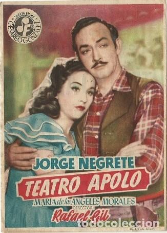 Cine: PROGRAMA CINE TEATRO APOLO JORGE NEGRETE - Foto 1