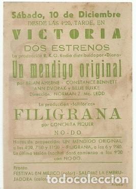 Cine: PROGRAMA CINE UN MENDIGO ORIGINAL - Foto 2