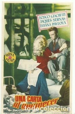 Cine: PROGRAMA CINE UNA CARTA AL AMANECER - Foto 1