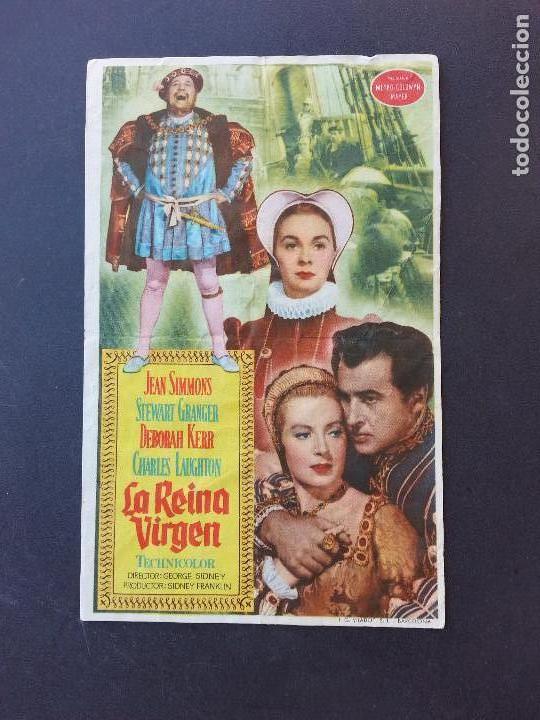 Cine: PROGRAMA CINE DE MANO: LA REINA VIRGEN. 1953 - Foto 1