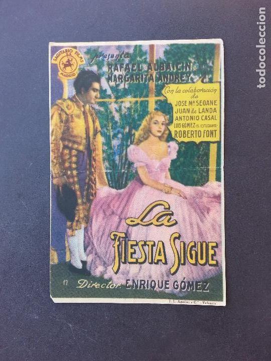 Cine: PROGRAMA CINE DE MANO: LA FIESTA SIGUE. 1948 - Foto 1