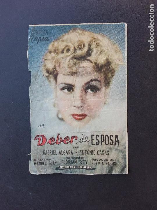 Cine: PROGRAMA CINE DE MANO: DEBER DE ESPOSA. - Foto 1
