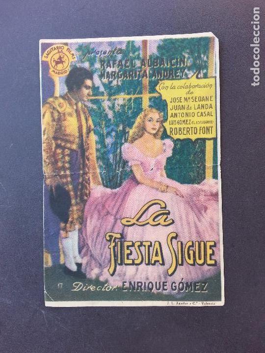 Cine: PROGRAMA CINE DE MANO: LA FIESTA SIGUE. 1948 - Foto 1