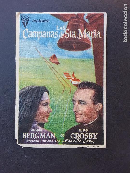 Cine: PROGRAMA CINE DE MANO: LAS CAMPANAS DE STA. MARIA - Foto 1
