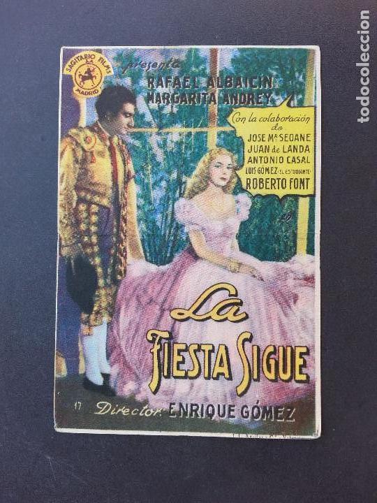 Cine: PROGRAMA CINE DE MANO: LA FIESTA SIGUE. 1948 - Foto 1